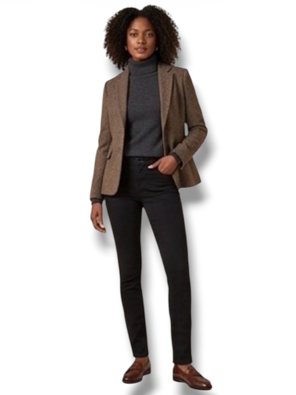 Jasper Conran Black Skinny Jeans Embellished Pockets Size 12 High Quality